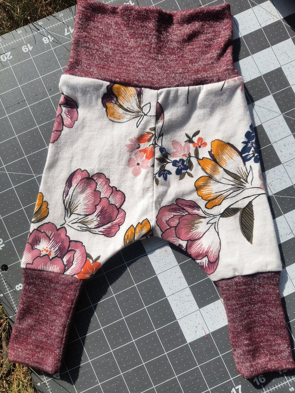 Newborn Upcycled Harem Pants