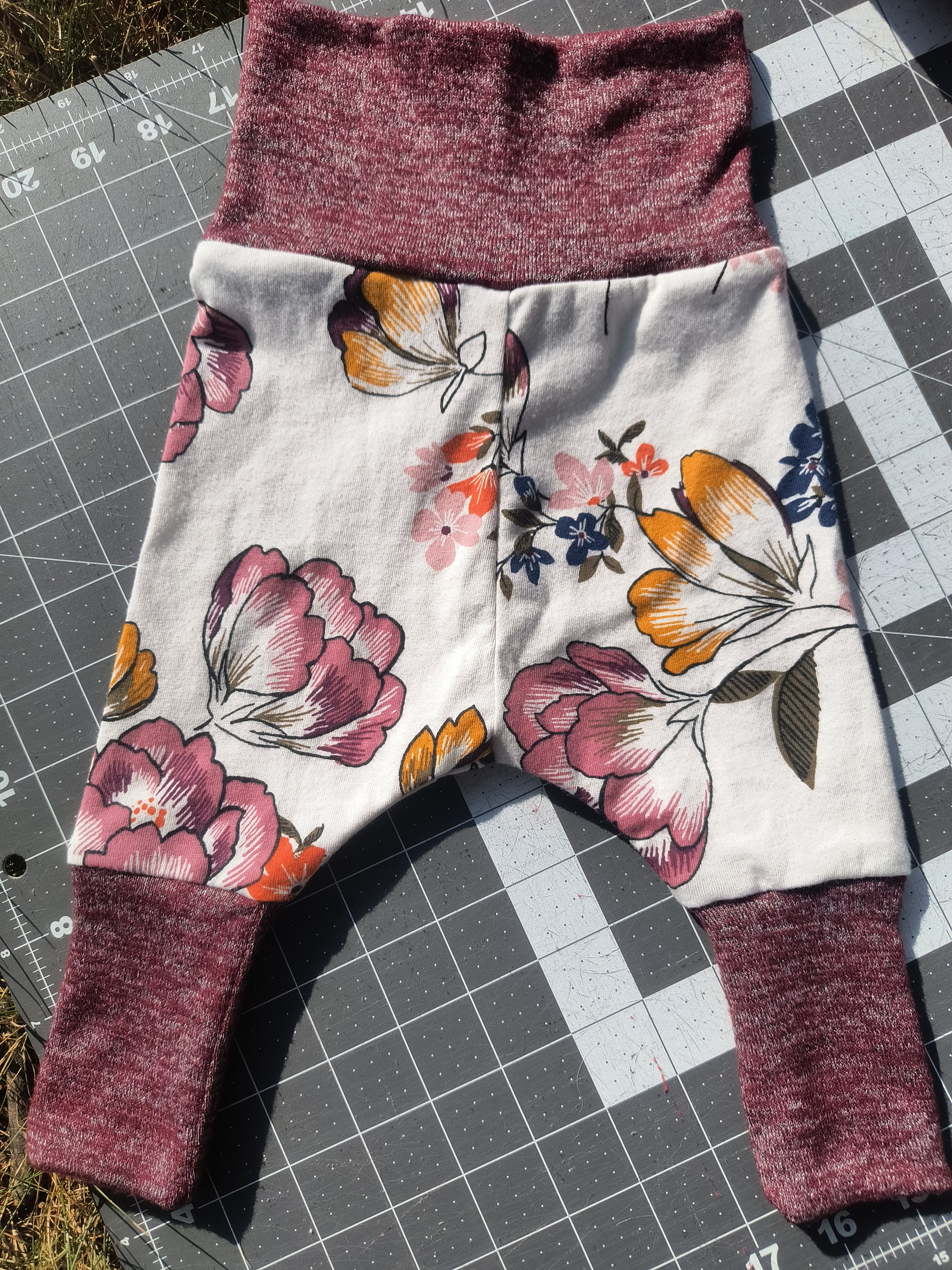 Newborn Upcycled Harem Pants