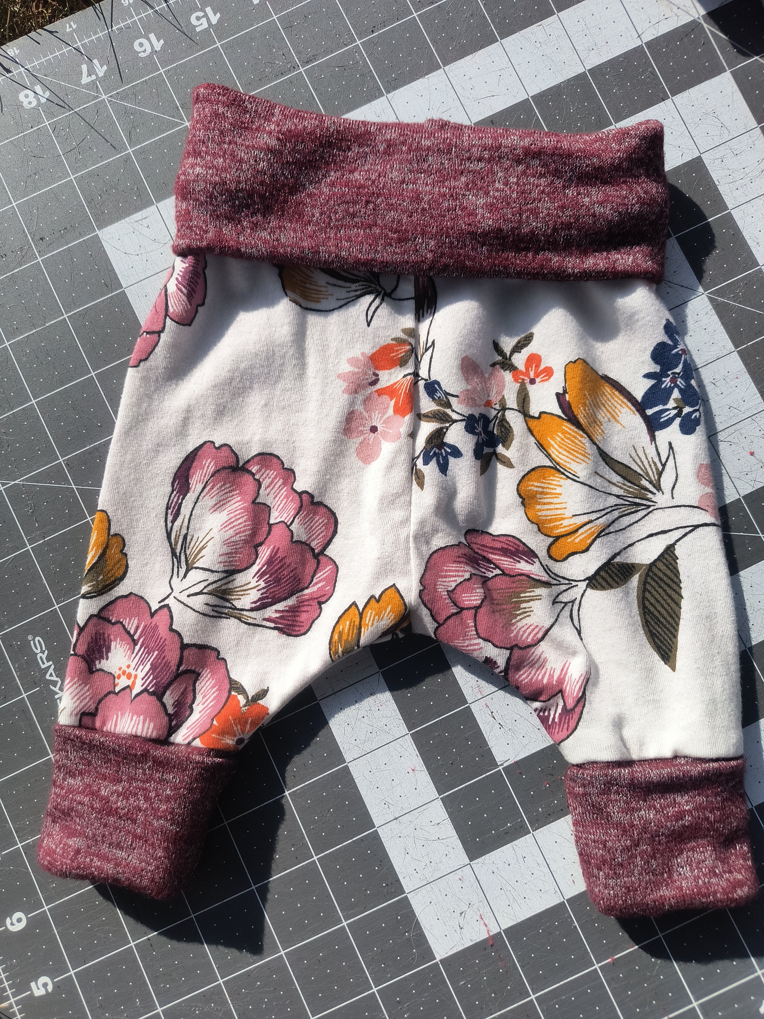 Newborn Upcycled Harem Pants