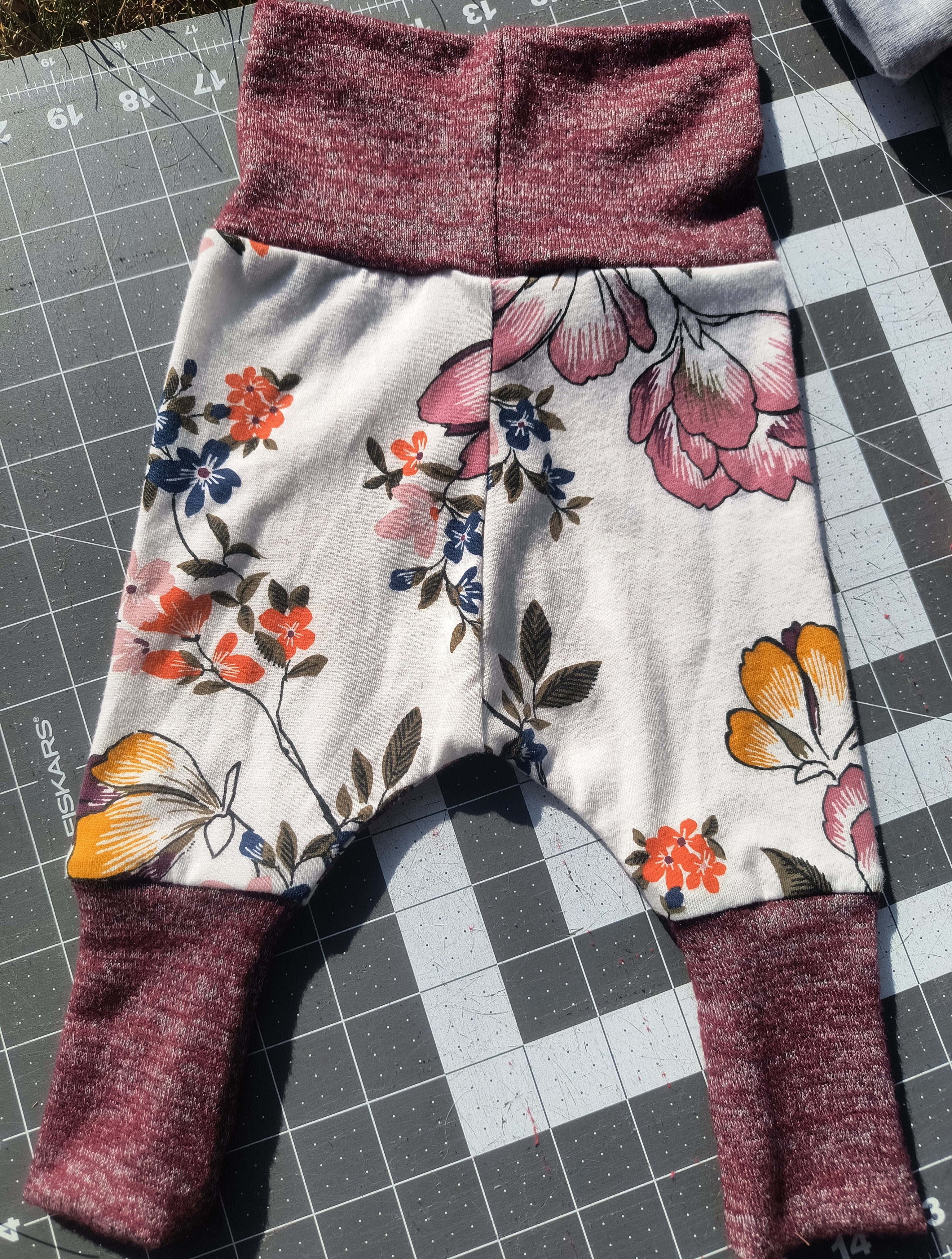 Newborn Upcycled Harem Pants