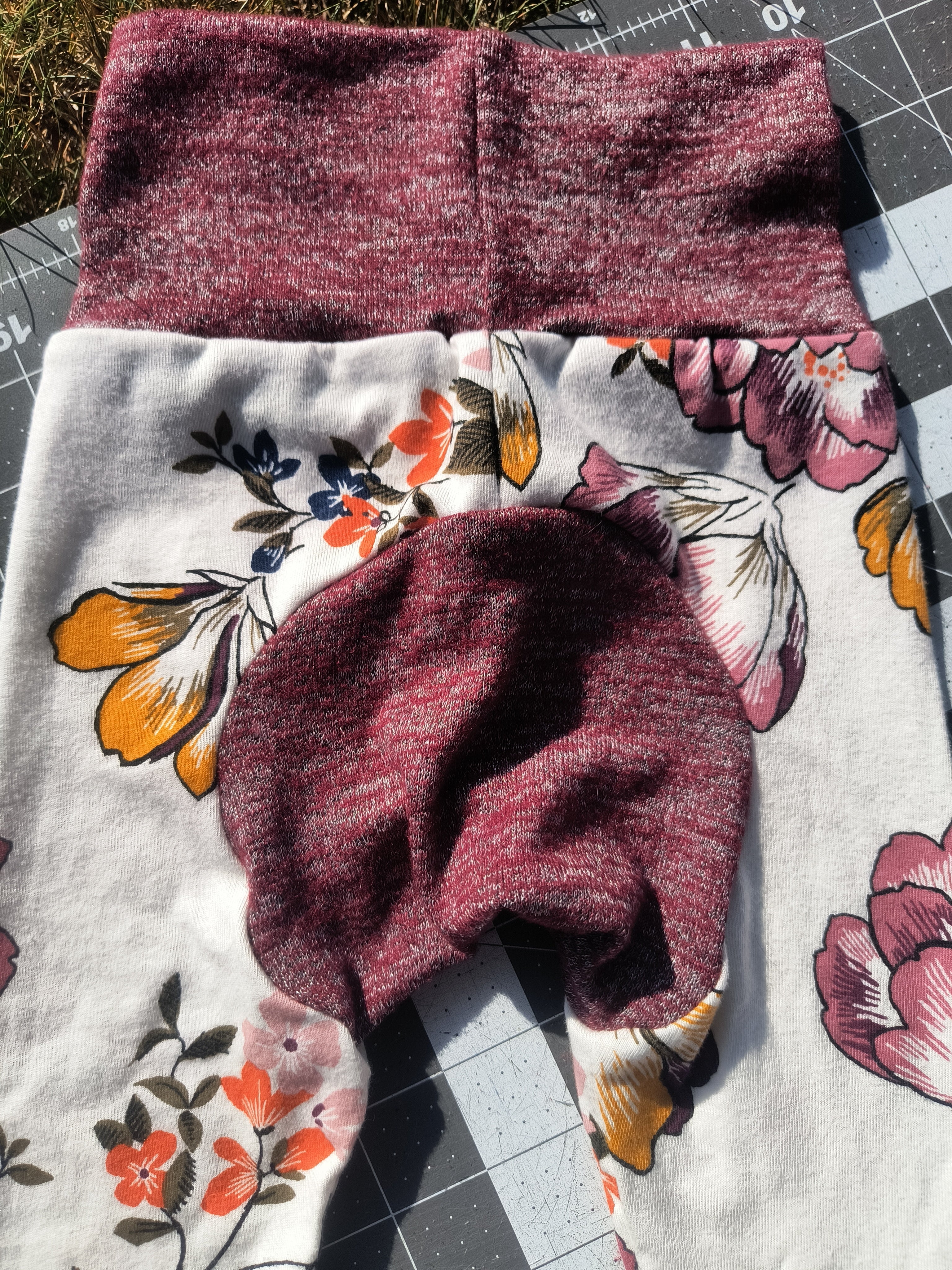 Upcycled Monster Buns Baby Pants, 3m-2t