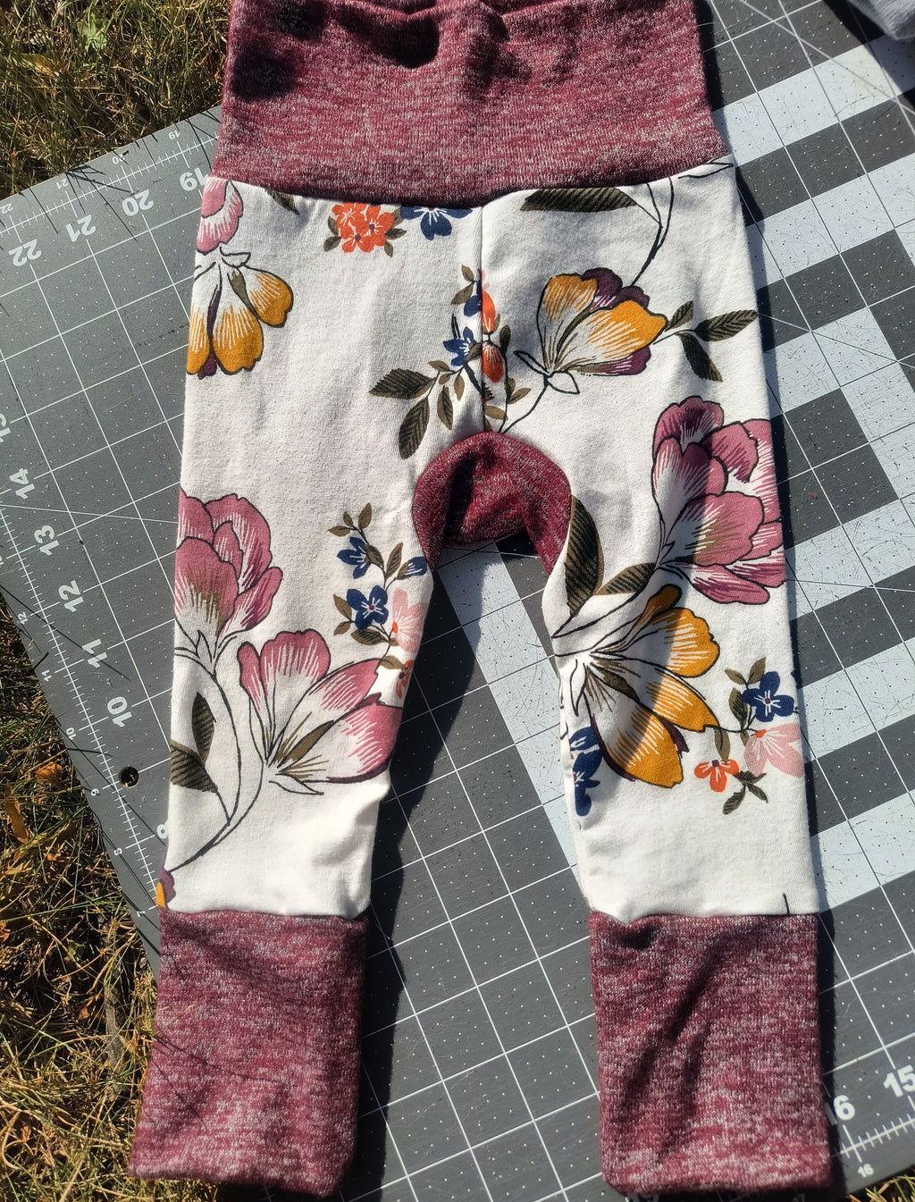 Upcycled Monster Buns Baby Pants, 3m-2t