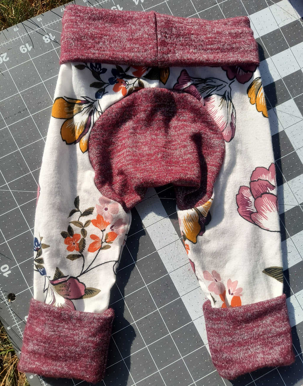Upcycled Monster Buns Baby Pants, 3m-2t
