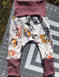 Handmade, Upcycled Harem style Baby Pants, 3-12 months