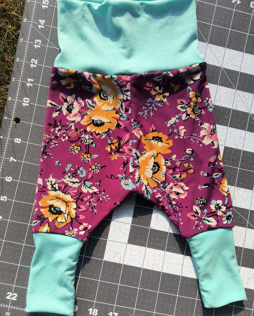 Newborn Upcycled Harem Pants
