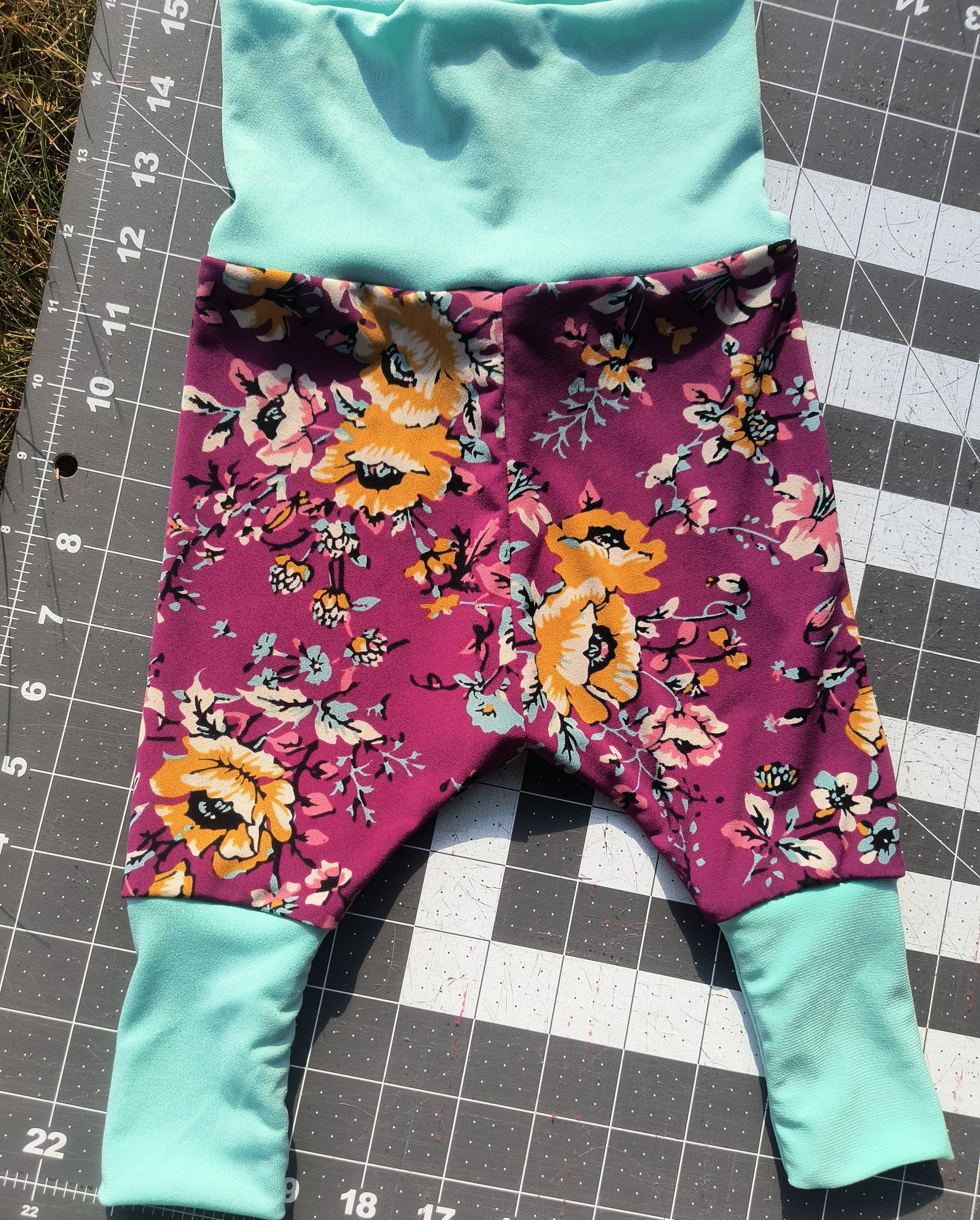 Newborn Upcycled Harem Pants