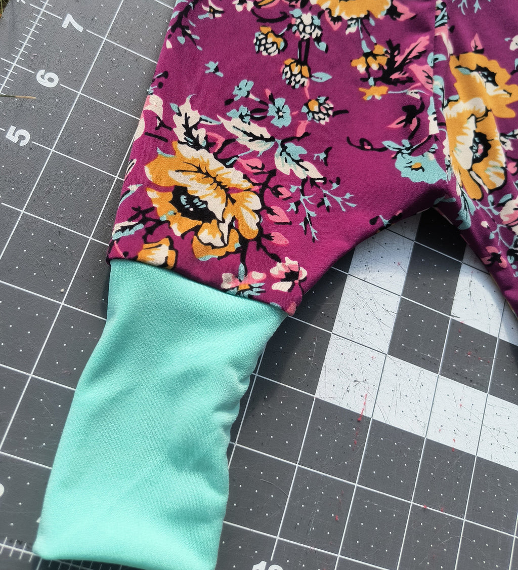 Newborn Upcycled Harem Pants