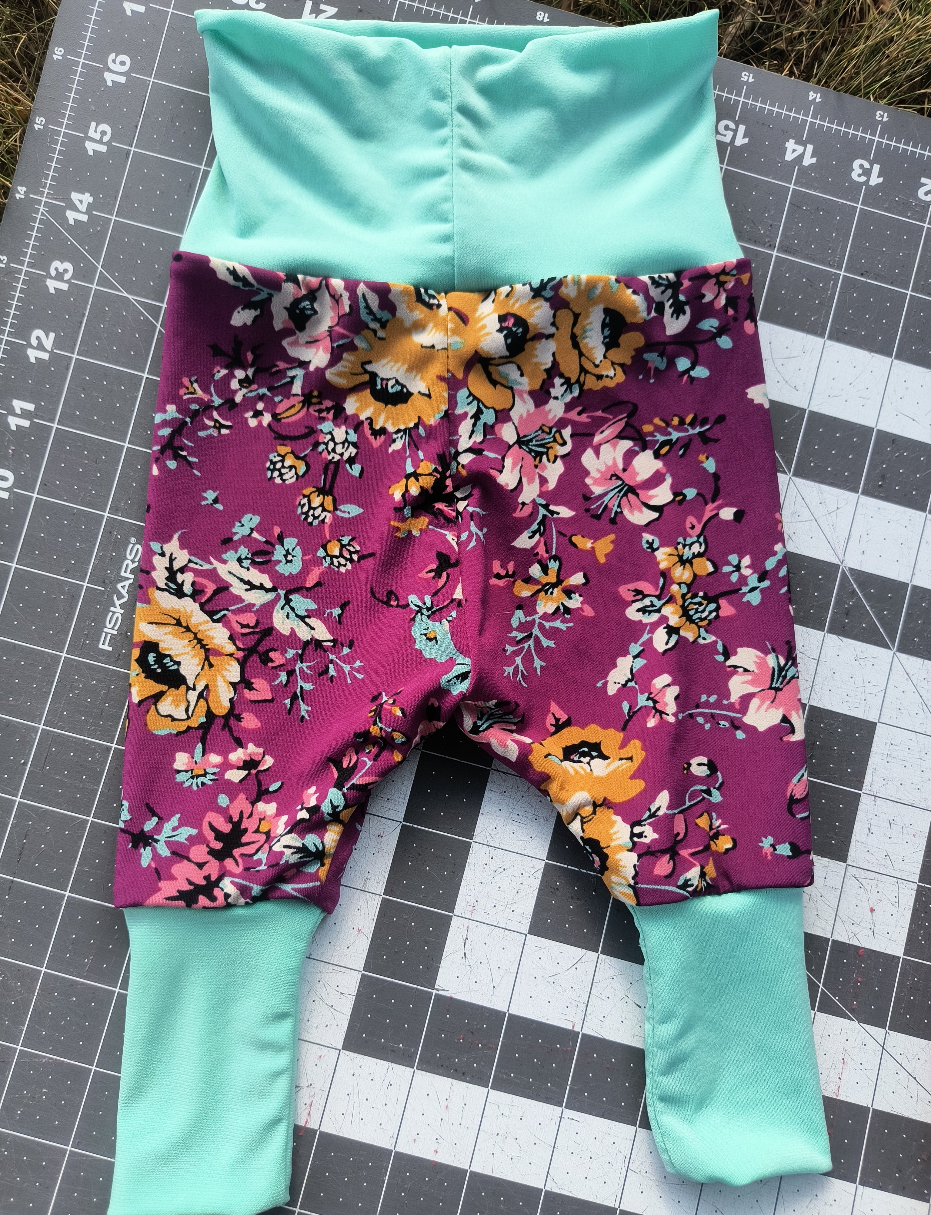 Newborn Upcycled Harem Pants