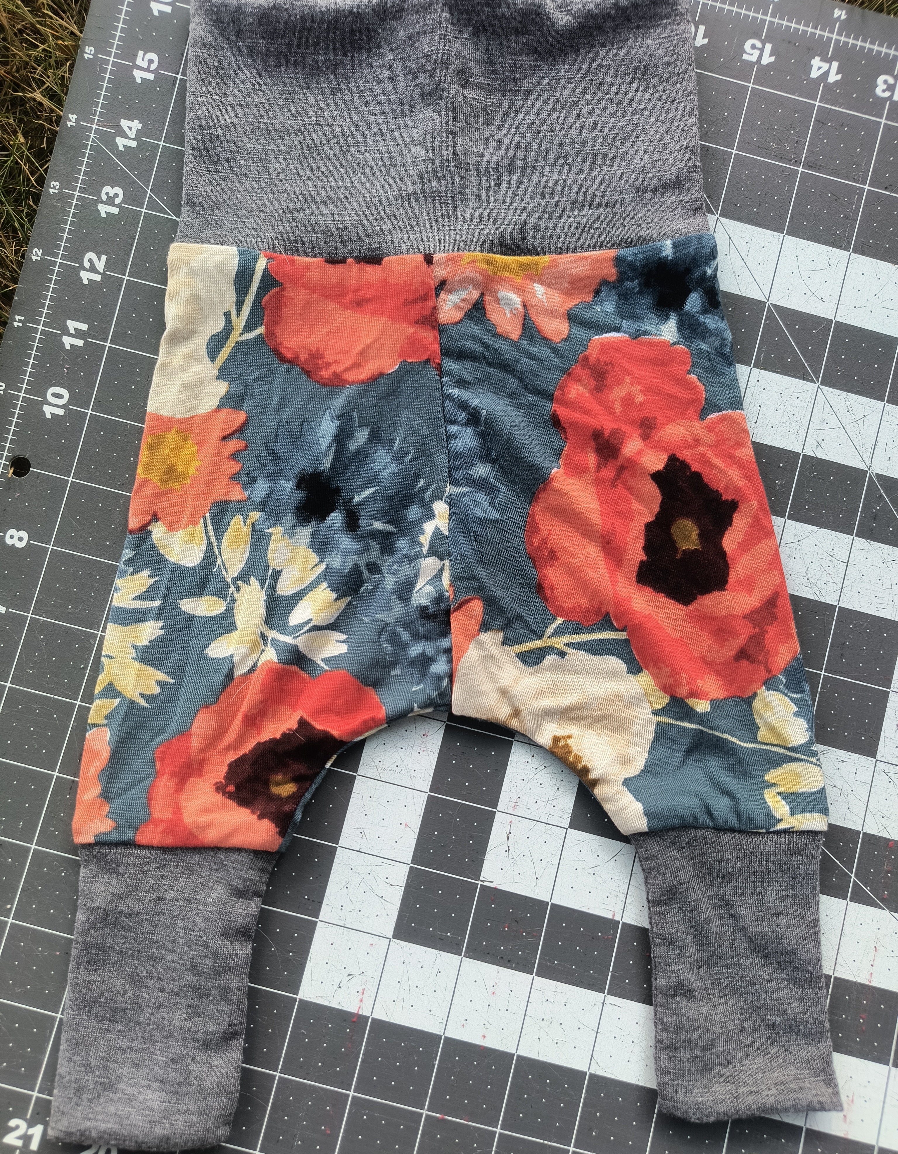 Newborn Upcycled Harem Pants