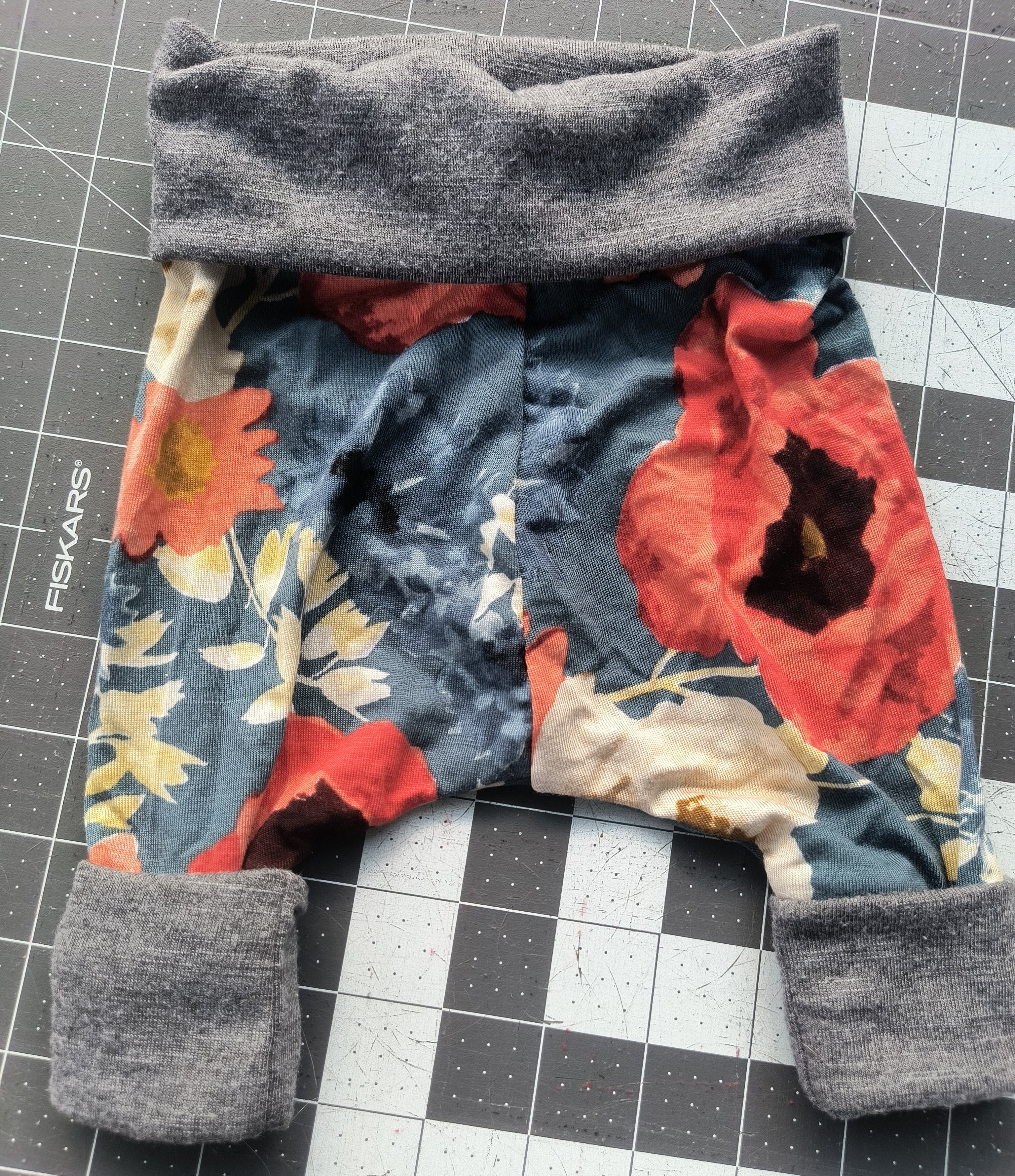 Newborn Upcycled Harem Pants