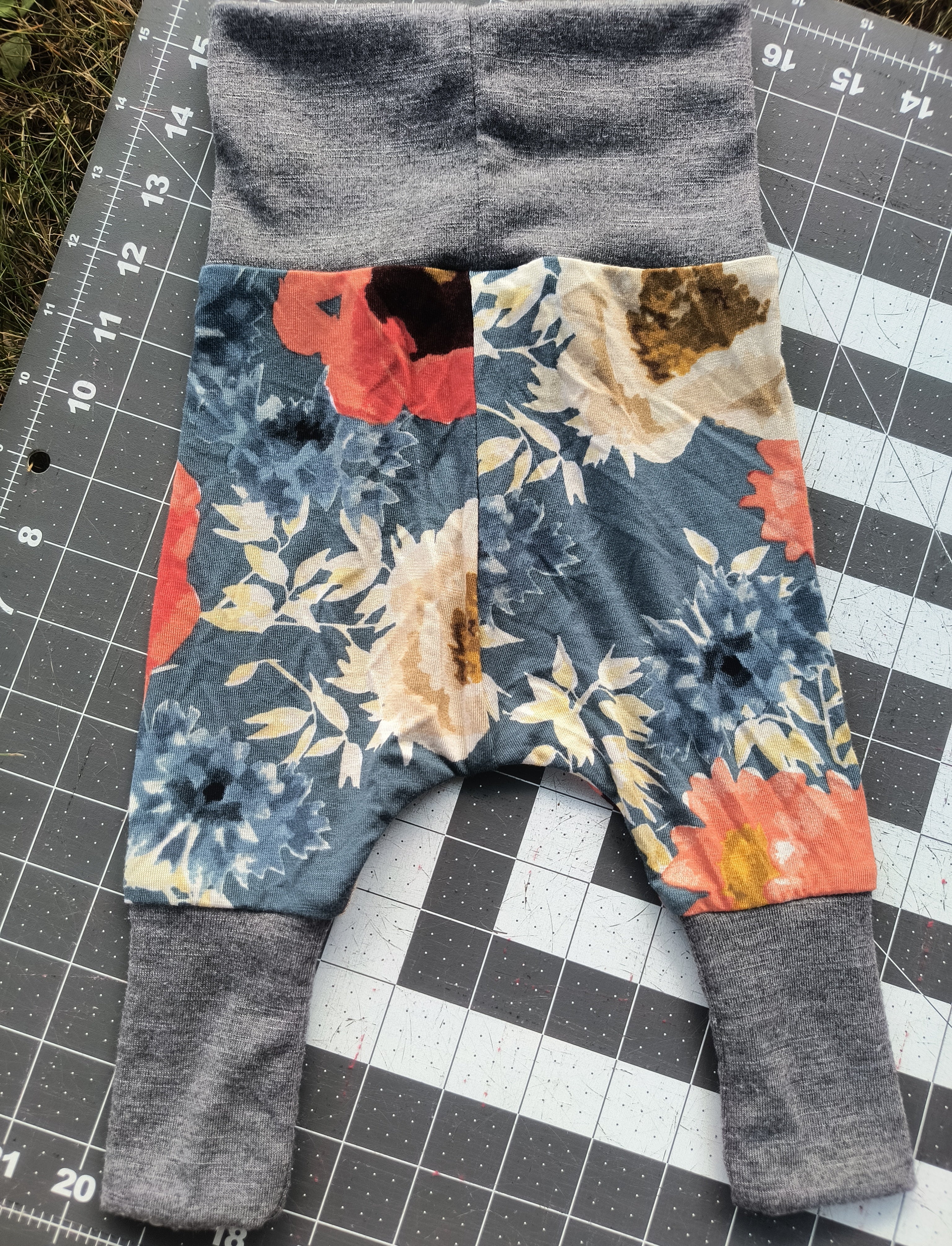 Newborn Upcycled Harem Pants
