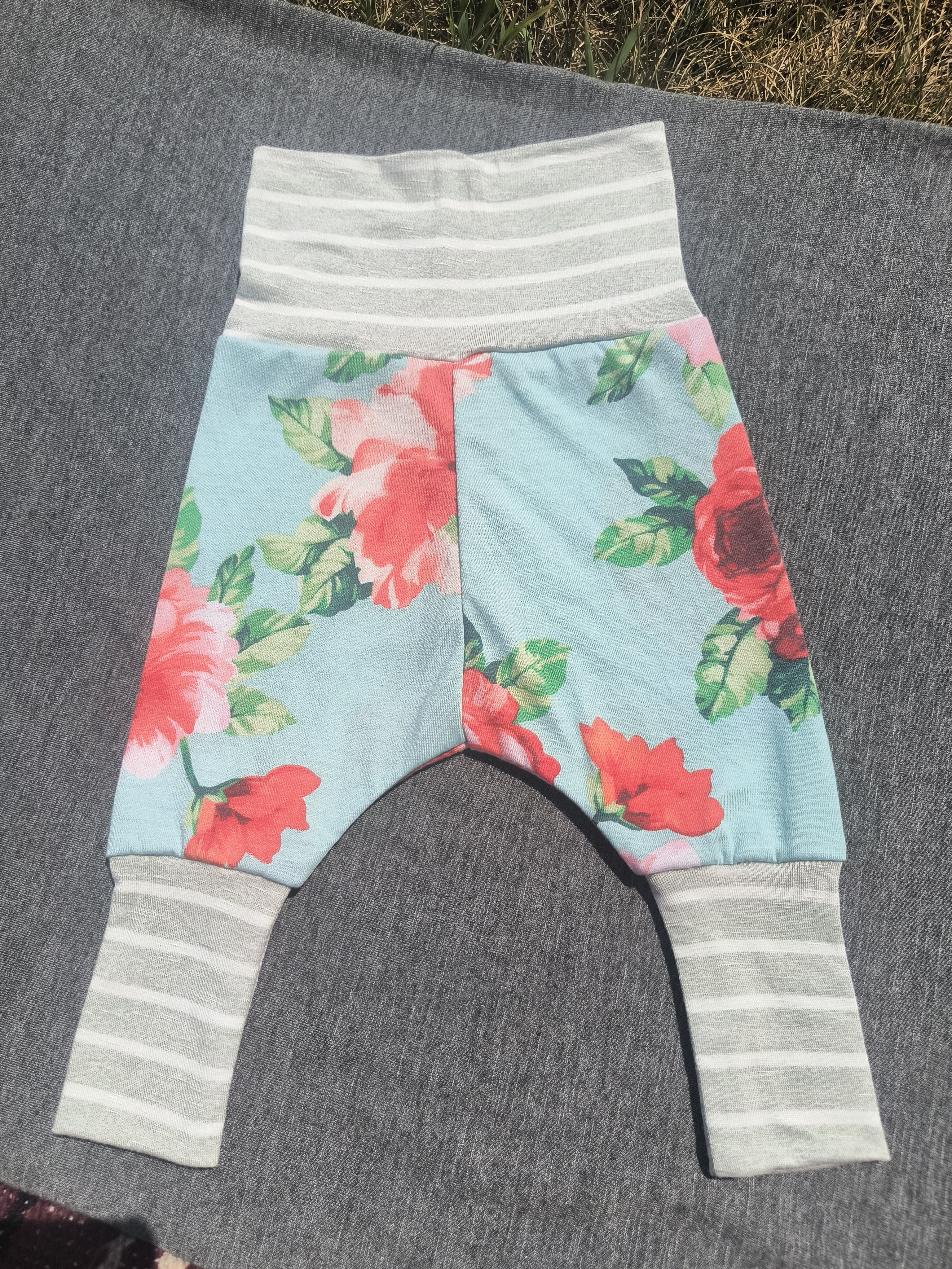 Newborn Upcycled Harem Pants