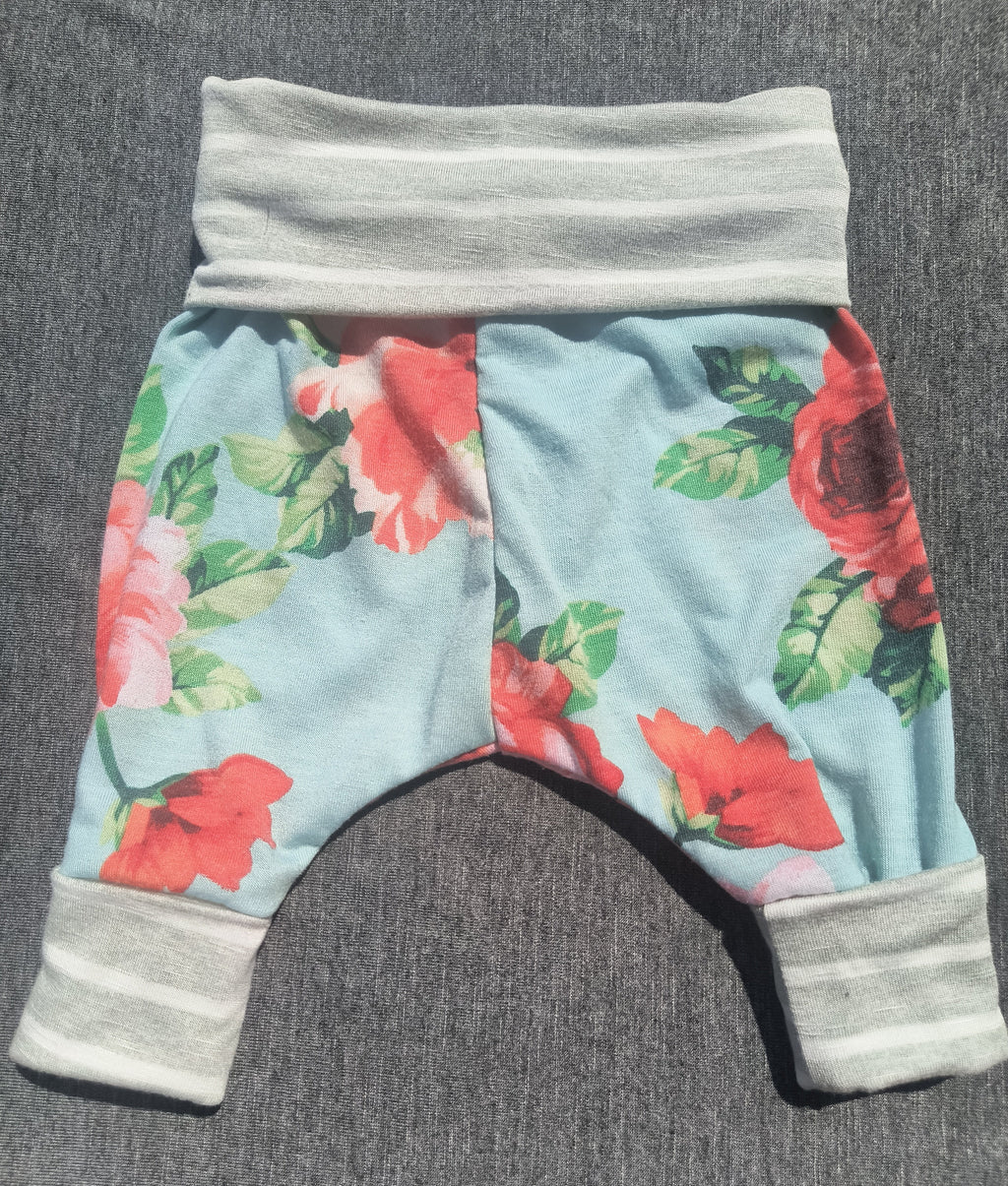 Newborn Upcycled Harem Pants