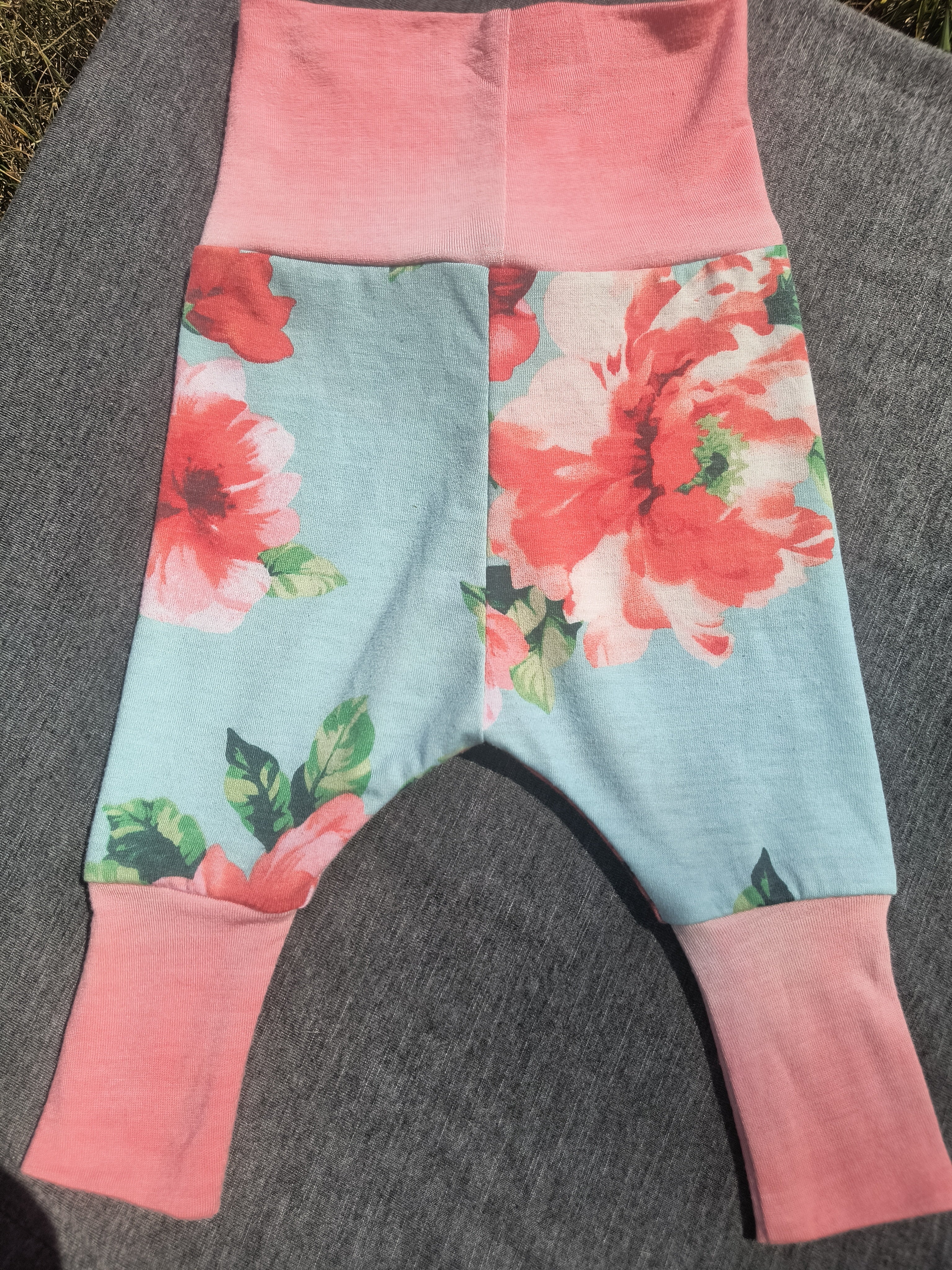 Newborn Upcycled Harem Pants