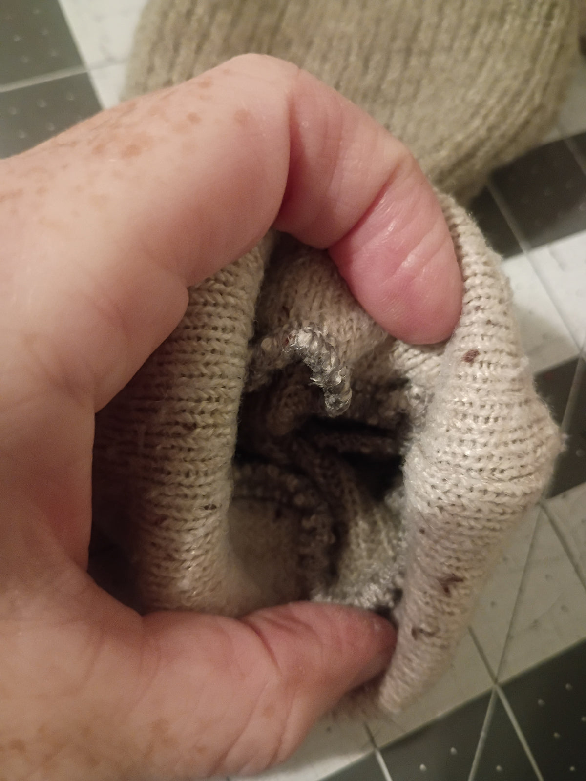 Sage Green with Beige Bands, Sweater Monster Bunz