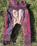 Handmade, Upcycled Harem style Baby Pants, 3-12 months