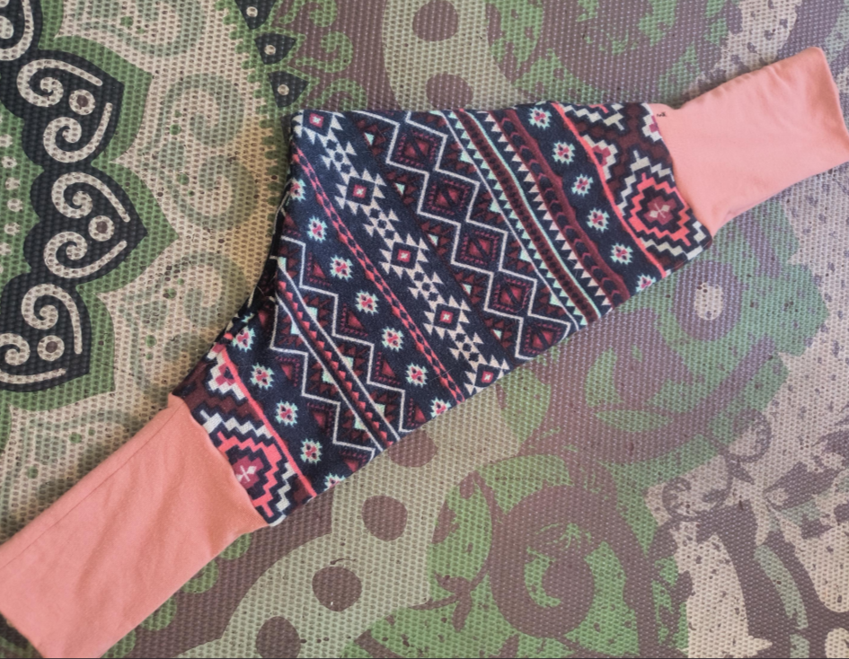 Handmade, Upcycled Harem style toddler pants, 12m-4t