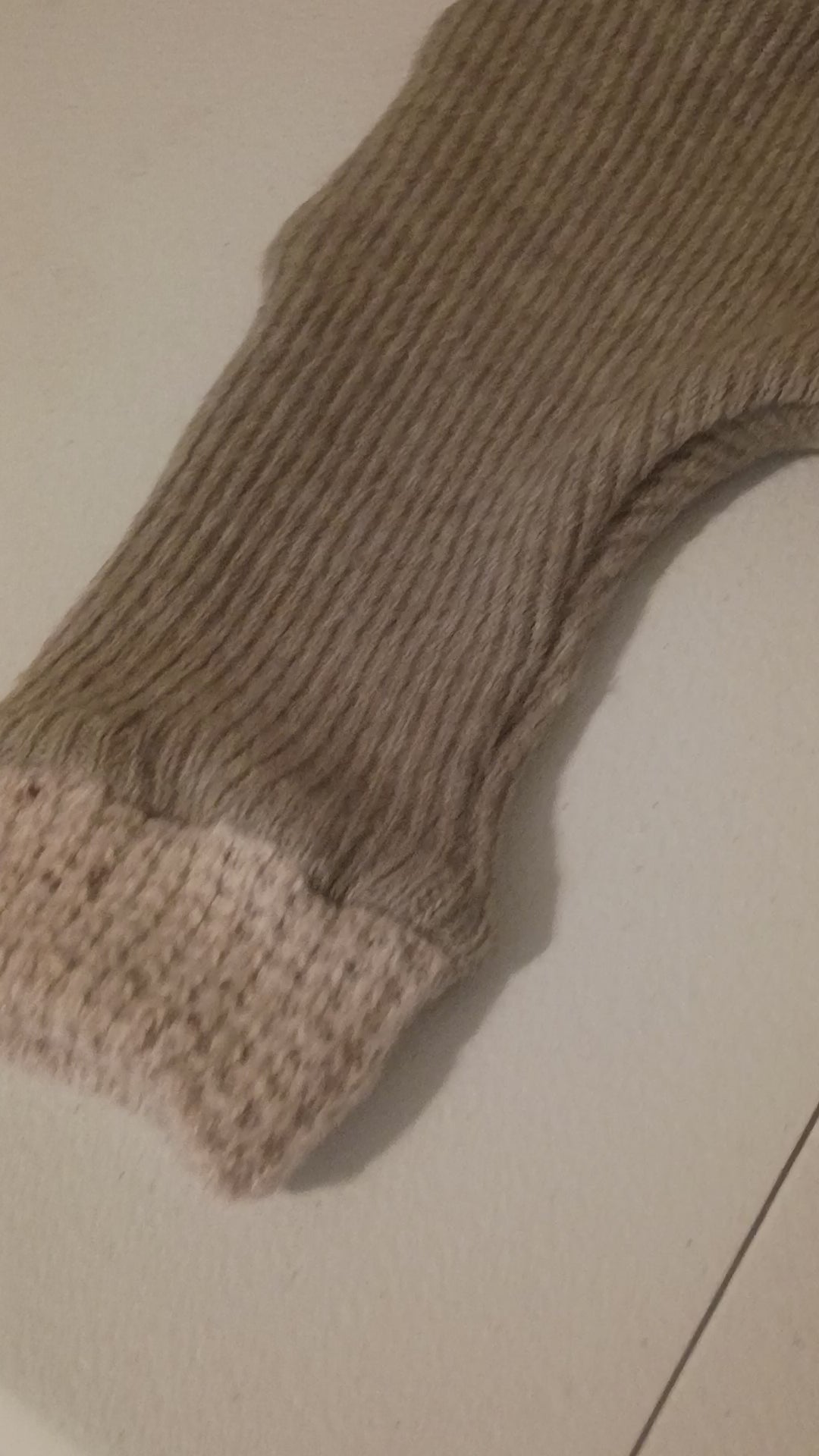 Sage Green with Beige Bands, Growing Babies Sweater Buns